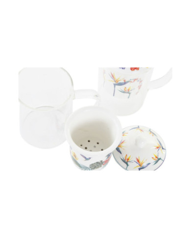 MUG INFUSIONES CRISTAL 12X8X14,5 300ML, TROPIC 2 S