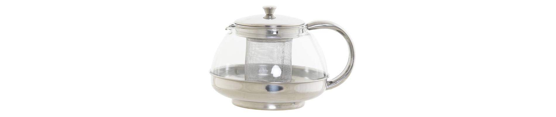 TETERA CRISTAL INOX 18X14X12 1050ML INFUSIONADORA
