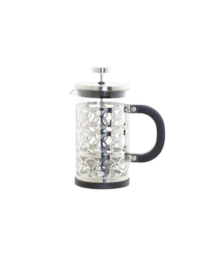 CAFETERA BOROSILICATO INOX 16X9X18,5 600ML CROMADO