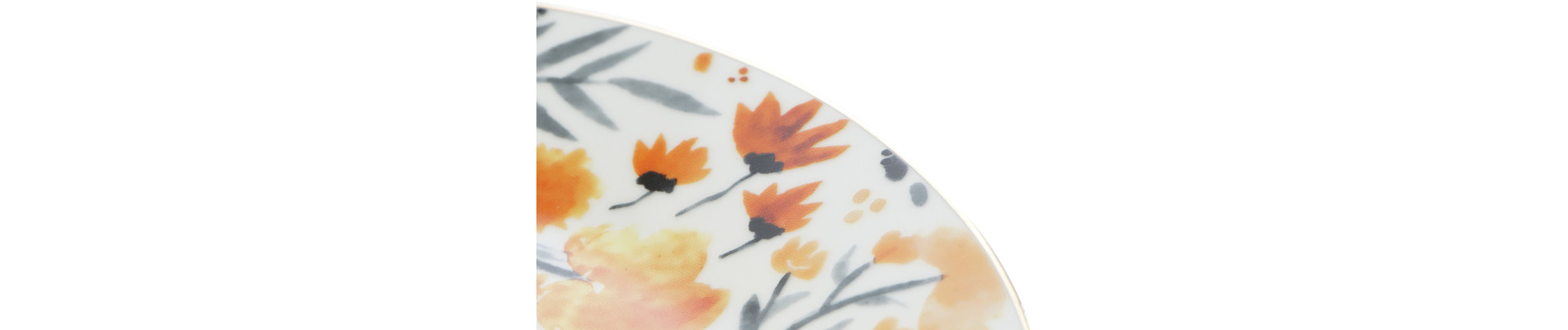 PLATO PORCELANA 27X27X2,5 PLATO PORCELANA FLORES 2