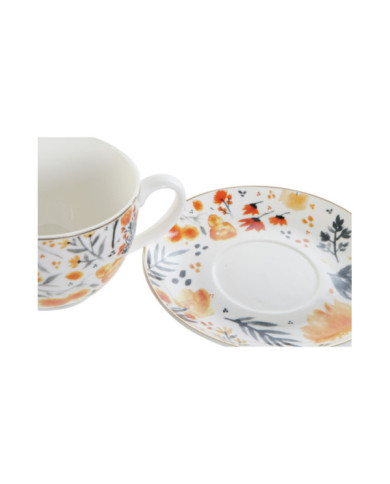 TAZA SET 2 PORCELANA 11,5X9X7 220ML TAZA SET 2 POR