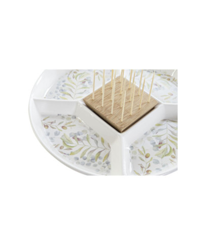 APERITIVO GRES BAMBU 23,5X23,5X7 PALILLOS