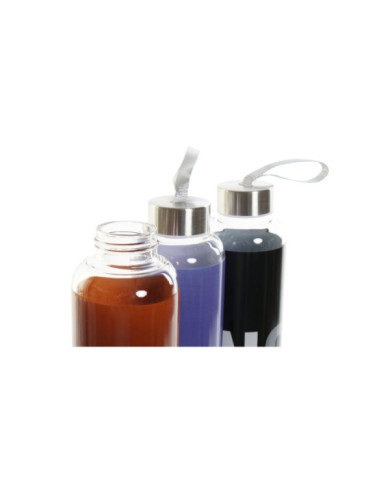 BOTELLA BOROSILICATO 6,5X6,5X23 550ML, SLOGAN 3 SU