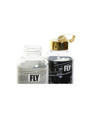 BOTELLA BOROSILICATO 6,5X6,5X23 550ML AVIACION 2 S