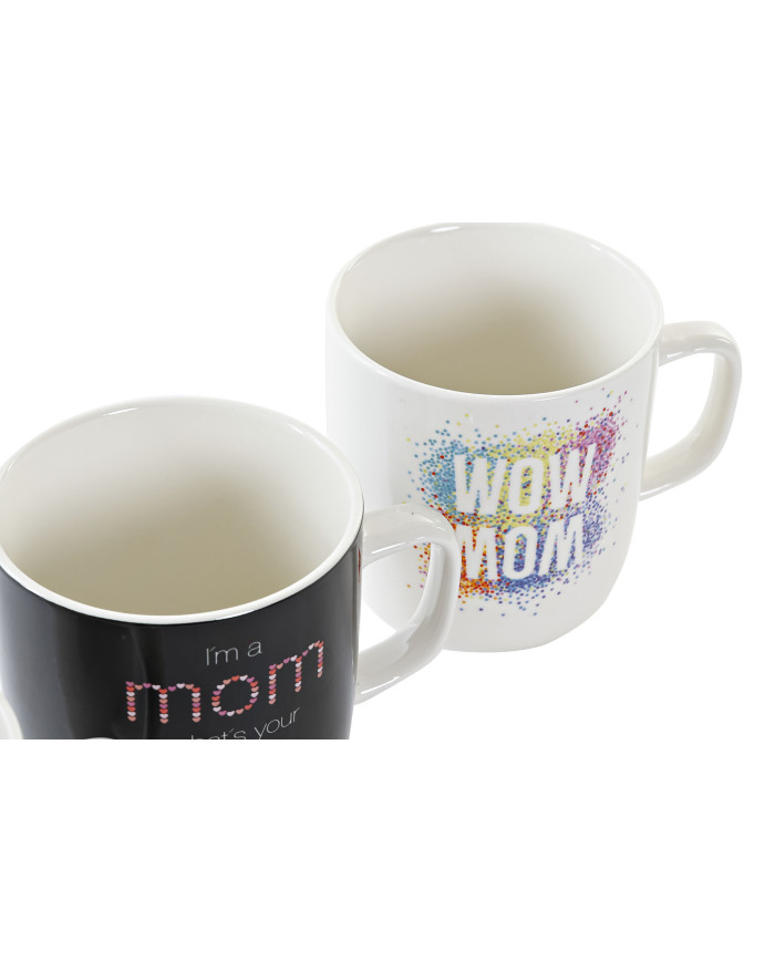 MUG PORCELANA 12X8,5X10 380ML, MOM 4 SURT.