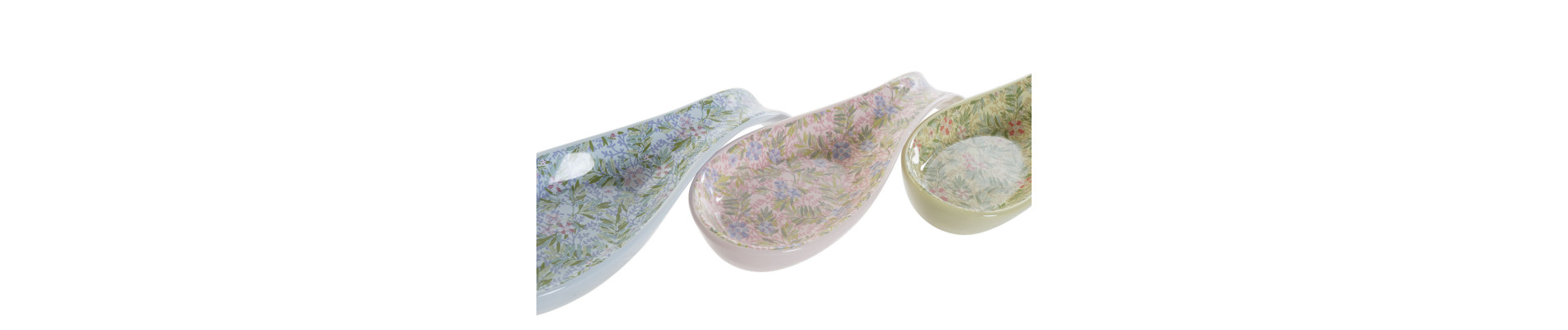 SOPORTE CUCHARA DOLOMITE 23X8X3 75 FLORES 3 SURT.