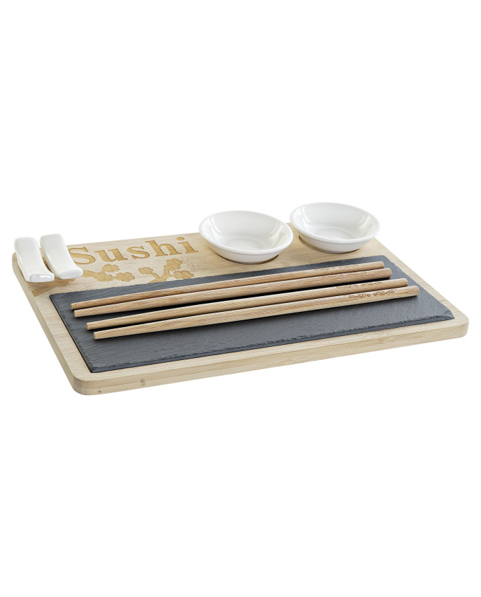 SUSHI SET 9 BAMBU PIZARRA 28,5X18,5X2,6 NATURAL