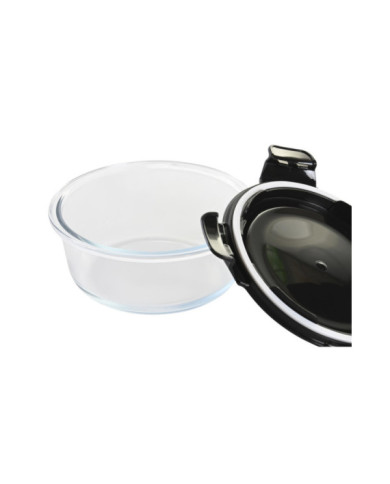 RECIPIENTE BOROSILICATO 15X15X6,2 620ML. 2 SURT.