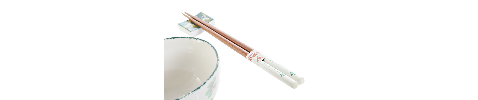 SUSHI SET 6 PORCELANA MADERA 25X25X6,5 VERDE