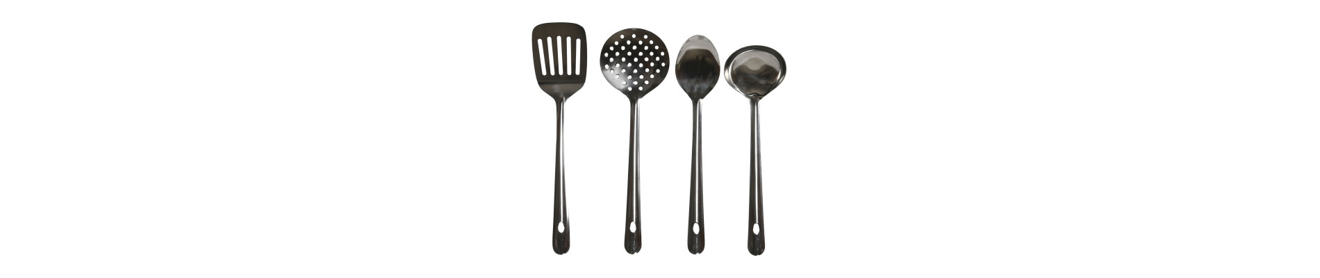 UTENSILIOS SET 5 INOX 10X10X33 PLATEADO