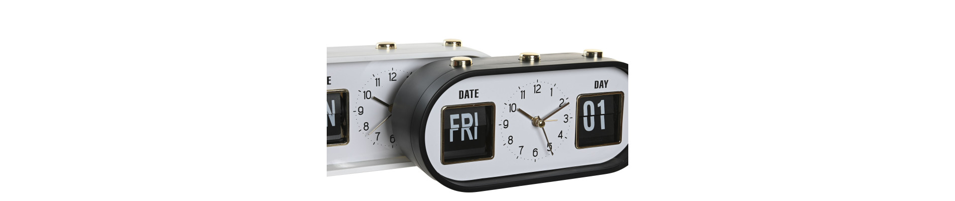 RELOJ DESPERTADOR PVC 20X6X9,5 2 SURT.