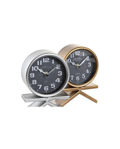 RELOJ SOBREMESA HIERRO 13X6X19 2 SURT.