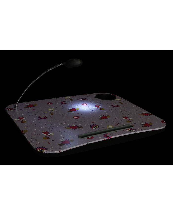 BANDEJA LED PVC 48X38X7 LILA