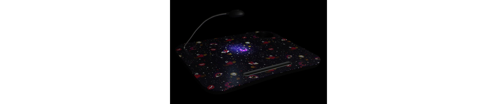 BANDEJA LED PVC 48X38X7 MORADO