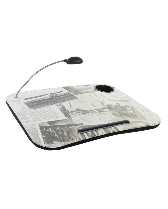 BANDEJA LED PVC 48X38X7 PLANOS AVIACION BLANCO
