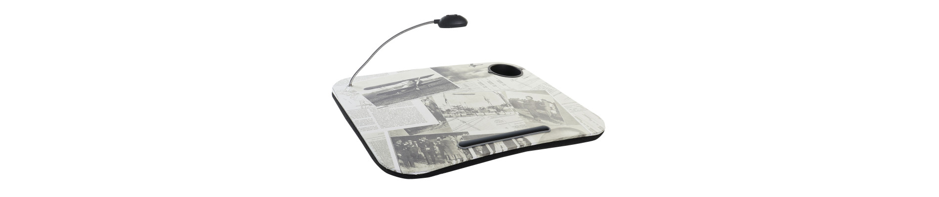 BANDEJA LED PVC 48X38X7 PLANOS AVIACION BLANCO