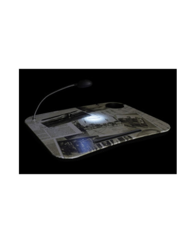 BANDEJA LED PVC 48X38X7 PLANOS AVIACION BLANCO