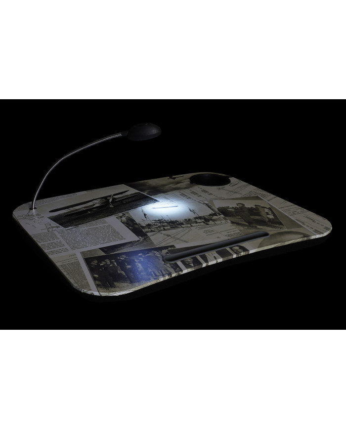 BANDEJA LED PVC 48X38X7 PLANOS AVIACION BLANCO
