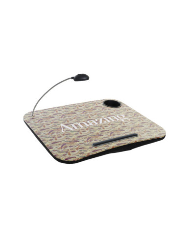 BANDEJA LED PVC 48X38X7 PAISLEY BEIGE