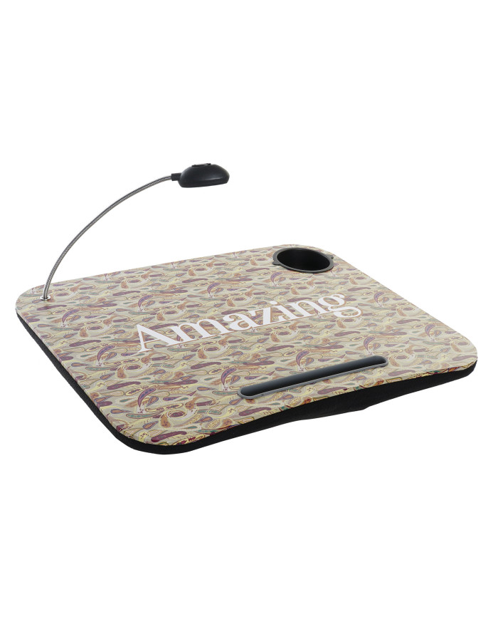 BANDEJA LED PVC 48X38X7 PAISLEY BEIGE