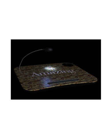 BANDEJA LED PVC 48X38X7 PAISLEY BEIGE
