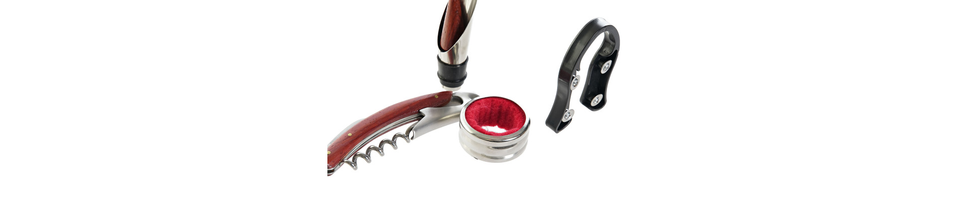 VINO SET 8 ALUMINIO INOX 35X20,5X12 PLATEADO