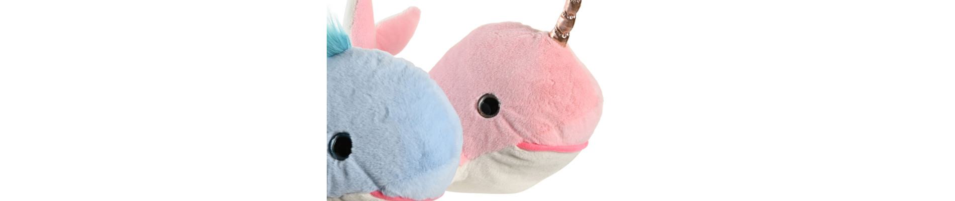 PELUCHE POLIESTER 20X20X28 BALLENA NARVAL 2 SURT.