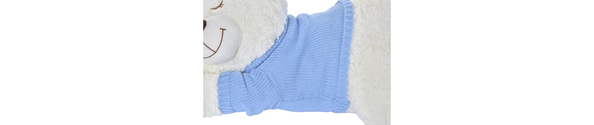PELUCHE POLIESTER 70X30X30 OSO TUMBADO 2 SURT.