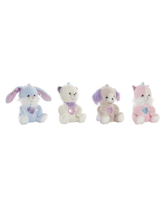 PELUCHE POLIESTER 14X14X20 ANIMALES 4 SURT.