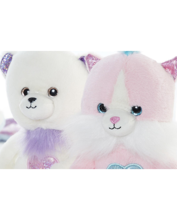 PELUCHE POLIESTER 14X14X20 ANIMALES 4 SURT.