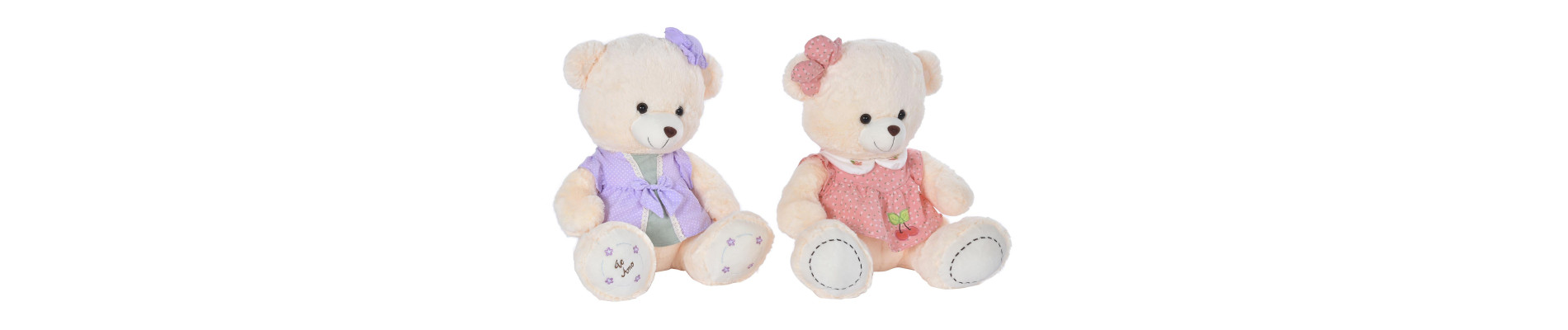 PELUCHE POLIESTER 42X20X50 OSO 2 SURT.