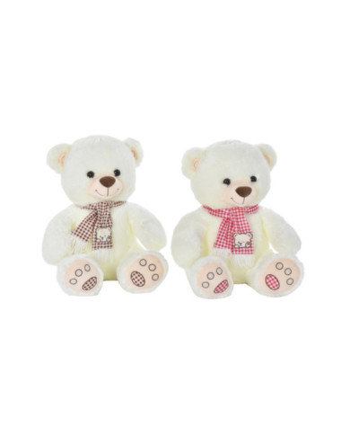 PELUCHE POLIESTER 20X20X50 OSO BUFANDA 2 SURT.