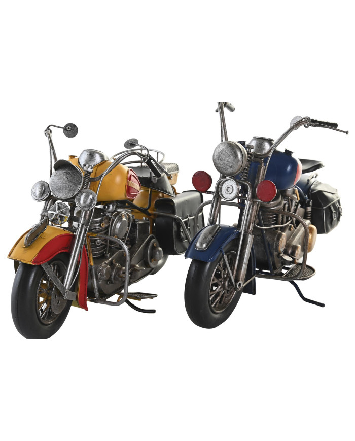 VEHICULO DECORACION METAL 36X14X21 MOTO 2 SURT.