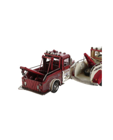 VEHICULO DECORACION METAL 29X11,5X13 GRUA 2 SURT.