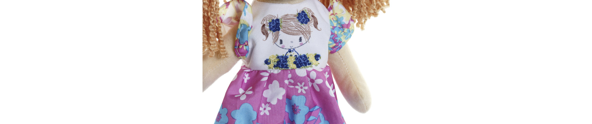 MUÑECA POLIESTER 20X12X30 FLORES 2 SURT.