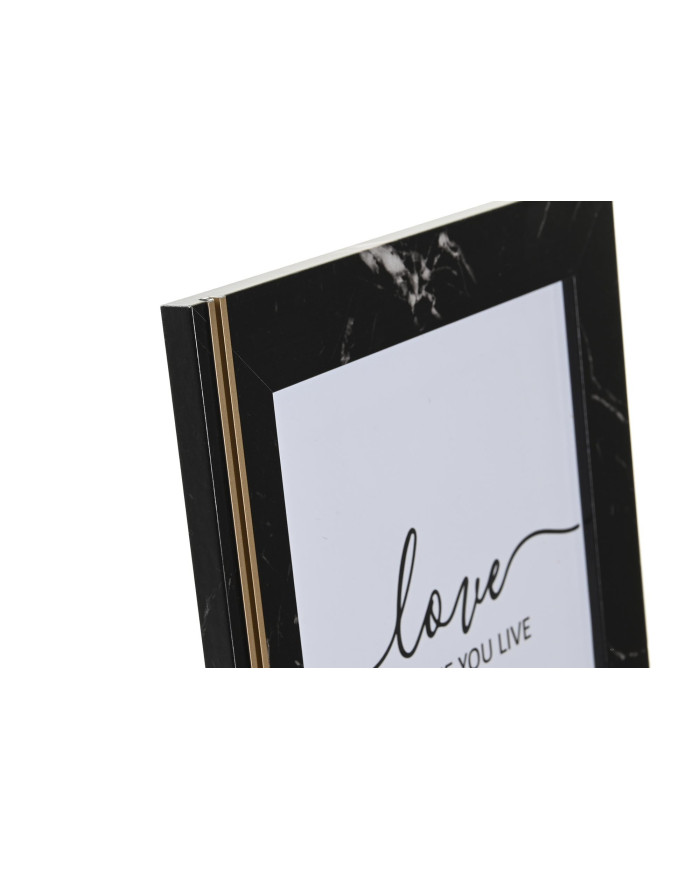 MARCO FOTO 20X25 MDF METAL 25,8X1,5X30,8 NEGRO