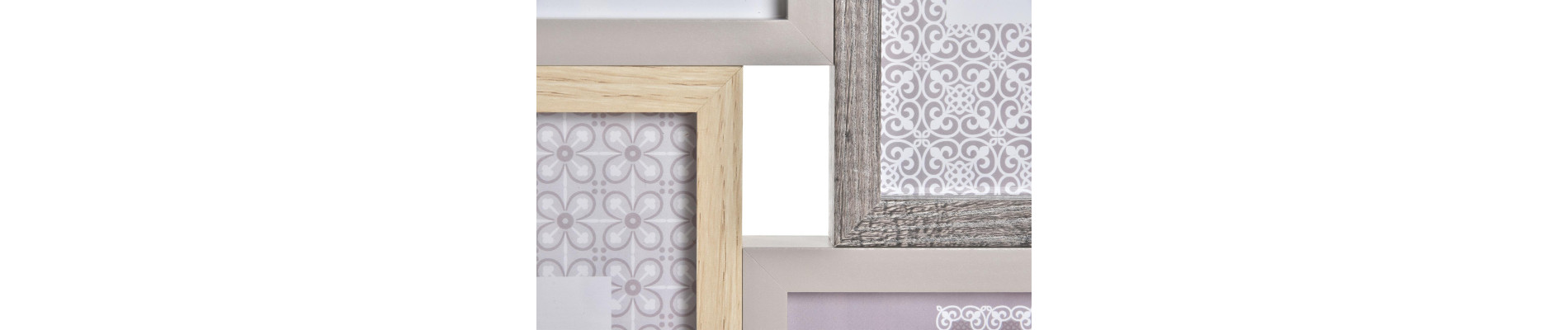 MARCO MULTIFOTO MADERA CRISTAL 45X2X28 6 FOTOS
