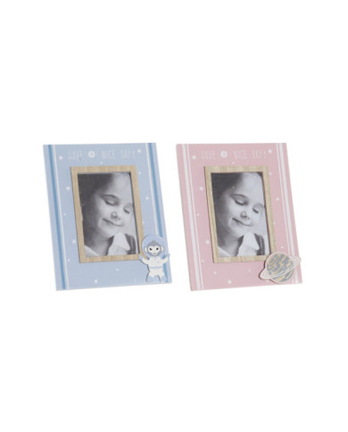 MARCO FOTO SET 2 MDF 19X2X24 ROSA PALO