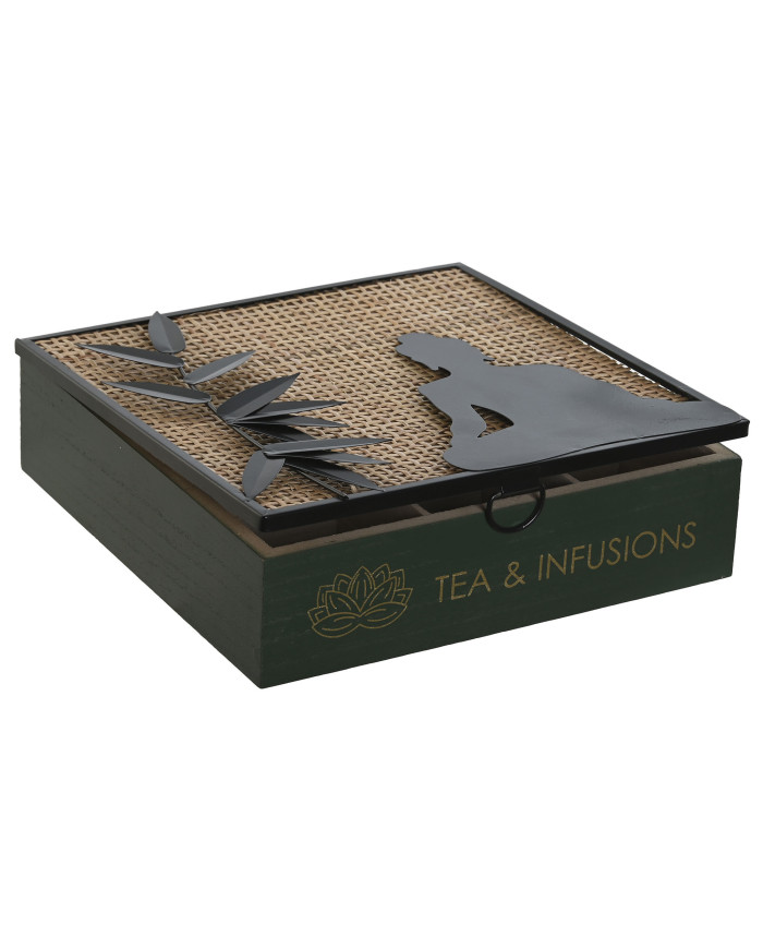CAJA INFUSIONES MDF 24X24X7 NATURAL