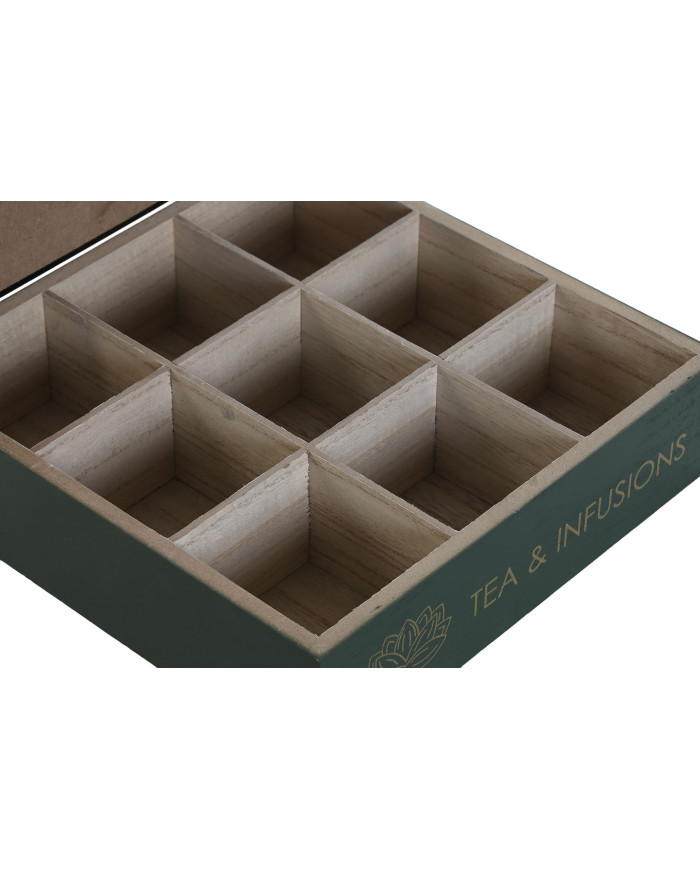 CAJA INFUSIONES MDF 24X24X7 NATURAL