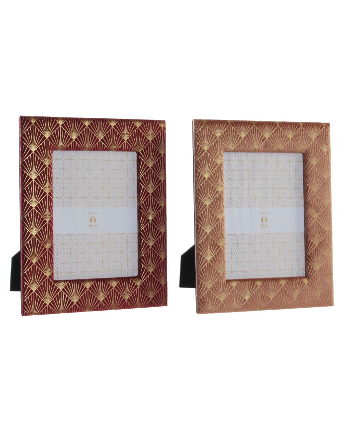 MARCO FOTO 15X20 POLIESTER MADERA 23X2X28 2 SURT.