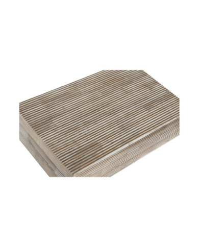 JOYERO HUESO RESINA 20,5X13X5,5 CREMA