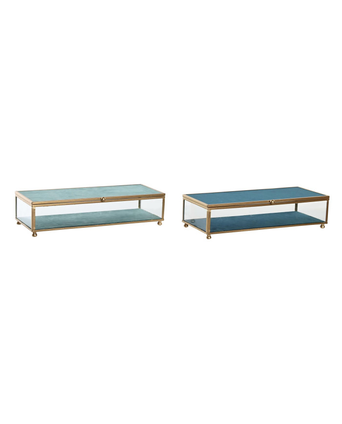 JOYERO CRISTAL METAL 25X10X5 2 SURT.
