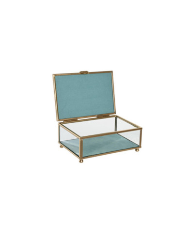 JOYERO CRISTAL HIERRO 15X10X6 2 SURT.