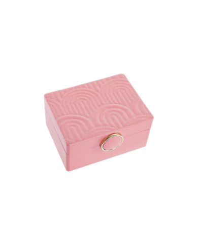 JOYERO PU MDF 23X17X10 ROSA