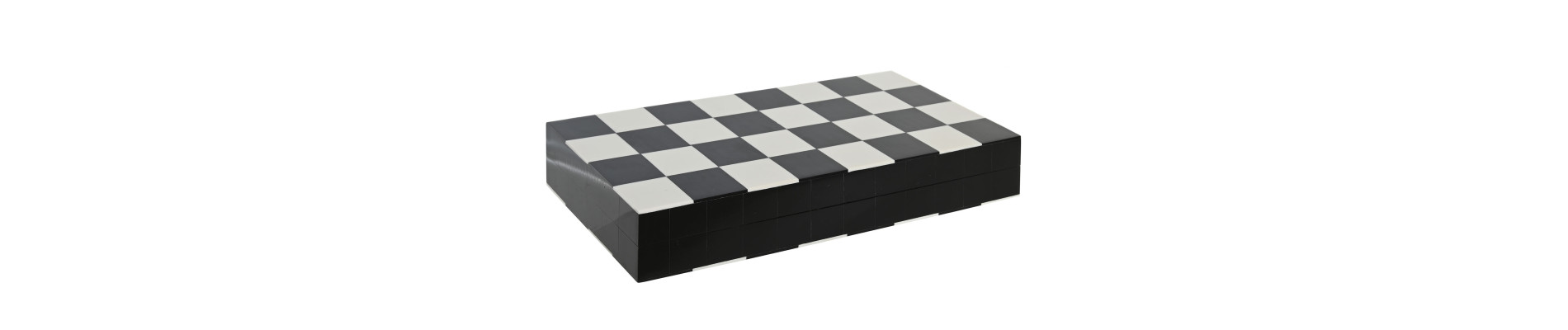 JUEGO DE MESA RESINA 30,5X31X3 AJEDREZ BLANCO