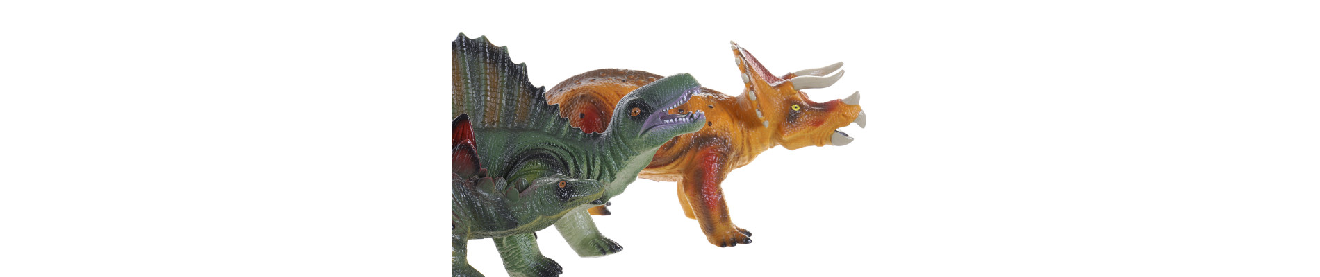 JUGUETE PVC 29X15X21 DINOSAURIOS BLANDO 6 SURT.