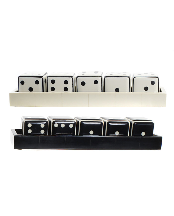 JUEGO DE MESA HUESO 30X6X6 DADOS 2 SURT.