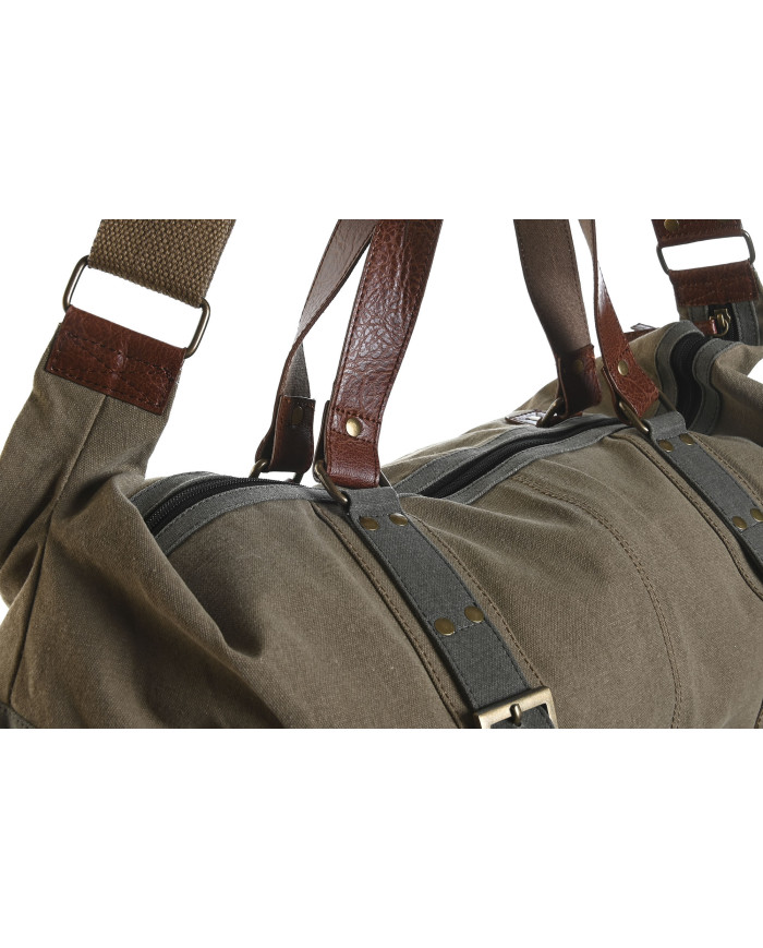 BOLSA CANVAS CUERO 53X22X23 19 BEIGE