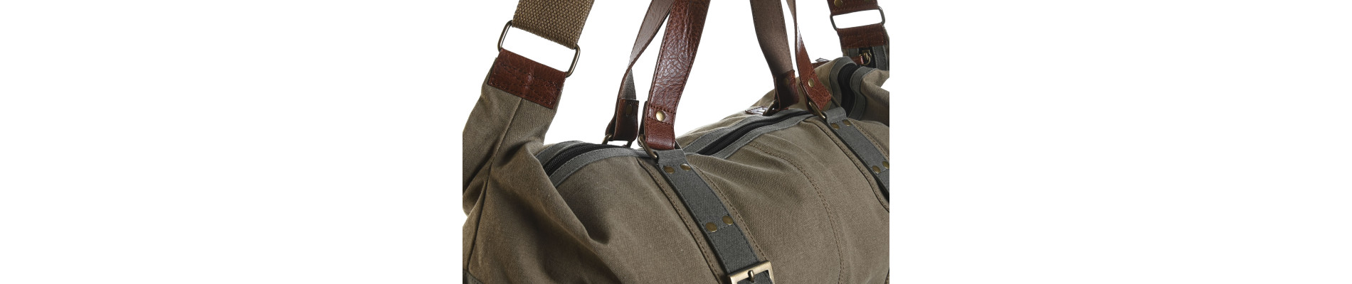 BOLSA CANVAS CUERO 53X22X23 19 BEIGE